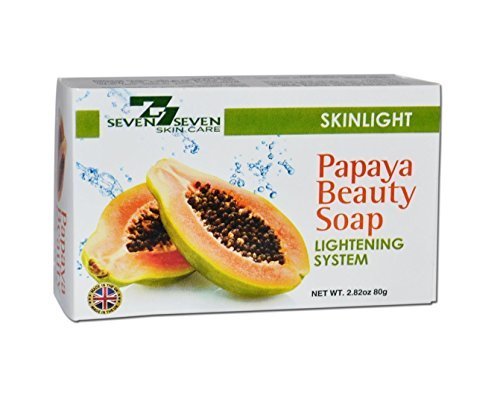 2x YouLookLight Papaya Beauty Soap for Skin Whitening Lightening (Papaya by Seven)