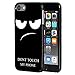 Produktbild ipod Touch 6 case, Slim Back Cover Hard Plastic Protector Case Stylish Design for Apple iPod Touch 6th Generation - Don't Touch My Phone