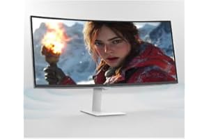 Smart Monitor 34U601SA-W 34" böjd - VA-panel QHD-upplösning (3440 x 1440), 5ms GtG 100Hz, HDR 10, sRGB 99% (CIE1931), lutn