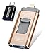 Produktbild USB-Flashlaufwerk 32 GB Memory Stick, Auanoz USB-Stick USB 3.0 Memory Stick Speichererweiterung OTG-Adapter(Gold-32GB-3.0)