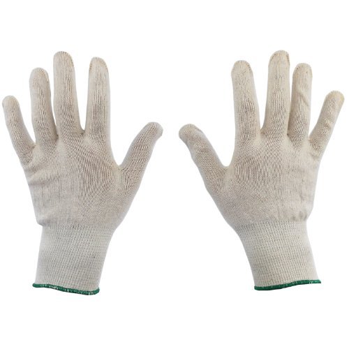 Dermatologische Handschuhe, 6 Paar, Größe 7, aus Baumwolle, für trockene Haut, Ekzeme, Feuchtigkeitscreme