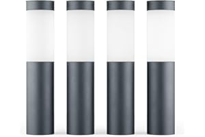 SOLAR CENTRE SolarCentre® Mini London DualWhite USB Solar Powered Outdoor Garden Post Lights (Set of 4) - Anthracite