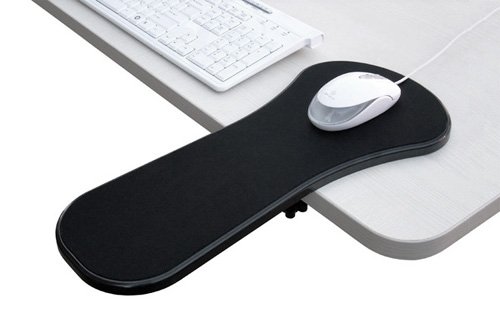 Original Lavolta® Komfort Armauflage Gelenkstütze Armstütze - Tisch- und Armlehnen-Mauspad - Schwarz