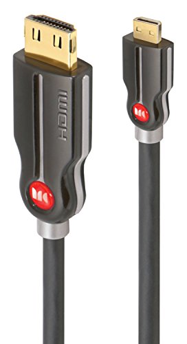 Monster Essentials Micro HDMI auf HDMI Kabel (10.2 Gbps High Speed Übertragungsrate) 1,5m