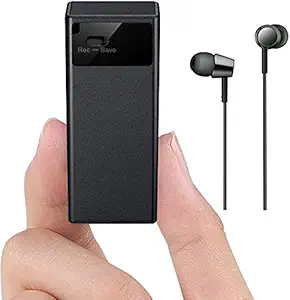 CAM 360 Small Voice Recorder with 365 Days Standby, 16 Days Recording Time and 750 Hours Storage Capacity, Long Battery Life Audio Recorder with Inbuilt 64GB