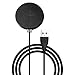 Produktbild Wireless Charger,Wireless Ladestation Tragbares Drahtloses Schnelles Ladestrom-Ladegerät für Samsung Galaxy Watch Active (Schwarz)
