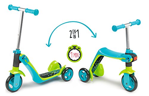 Patinete reversible 2en1 azul