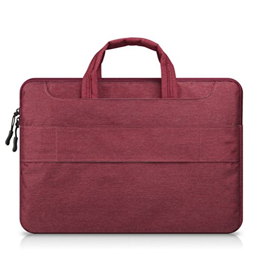 GADIEMENSS Waterproof Laptop Shoulder Briefcase Bag Portable Computer case handbag For Apple Macbook Air Pro and other Notebook - 3