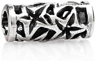 Tedora: Silver Stars Tube Charm