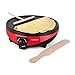 Produktbild Klarstein Madame&Monsieur • Crêpes Maker • Crêpes-Pfanne • 30 cm Durchmesser • 1000 Watt Heizleistung • Antihaftbeschichtung • Überlaufschutz • Teigrechen und Teigwender aus Buchenholz • rot-schwarz