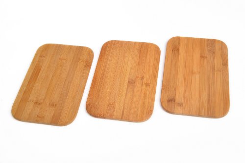 GRÄWE 231.3 3er Set Frühstücksbrettchen aus Bambus - 3