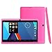Price comparison product image 7Inch Google Android 4.4 Duad Core Tablet PC 1GB + 8GB Dual Camera Wifi Bluetoot (Red, 7Inch)
