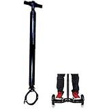 Locisne Stretchable manubrio di sostegno in lega di alluminio equilibrio, per Scooter, per 6.5CM (2.56") diametro rullo due r