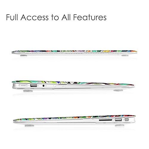 Fintie H  lle f  r MacBook Air 13 - Ultrad  nne Plastik Hartschale Schutzh  lle Snap Case f  r Apple MacBook Air 13 3 Zoll  A1466 A1369   Liebesbaum