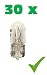 Produktbild SET (0,48 EUR/Stk) 30 x GLASSOCKELLAMPEN W5W 24V 5W W2,1 x 9,5d STANDLICHT POSITIONSLICHT Miniwattlampe Innenbeleuchtung