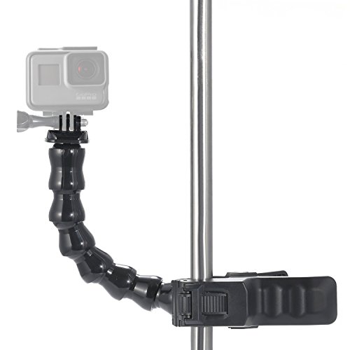 Luxebell® 7 gemeinsame einstellbare Schwanenhals Arm Griff Einbeinstativ + Jaws Flex Clamp Halterung für Gopro Hero 5 4 SJ4000 SJ5000 Kamera - 3