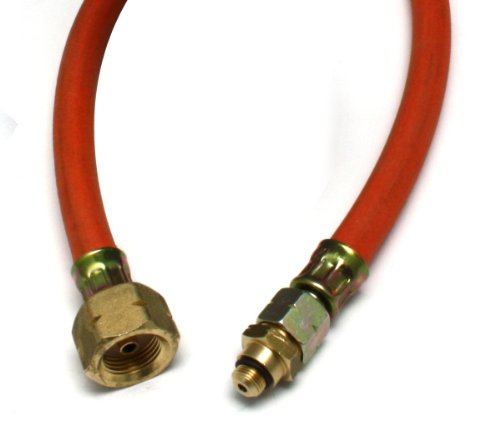 Adapterschlauch US II – Propanflasche 5/11Kg ersetzt die Schraubkartusche mit Euroventil - 2