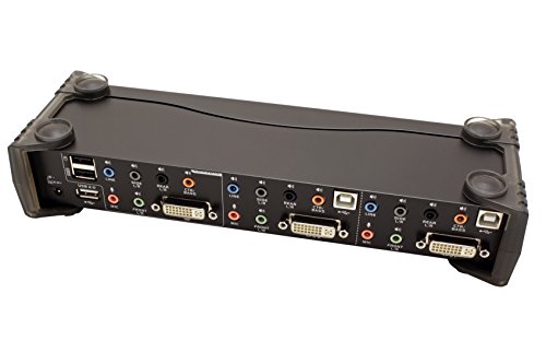 Aten CubiQ CS1782A 2-fach KVM Umschalter (Dual-DVI, 7.1 Audio, 120 Hz 3D, USB) - 3