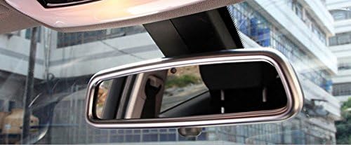 Car Styling ABS Chrome Interior Rearview Mirror Cover Trim Decoration Accessories