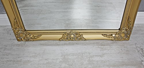elbmöbel Wandspiegel groß in gold antik mit Holz-Rahmen barock 132 x 72cm - 3