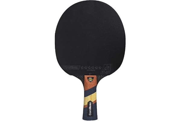 CORNILLEAU - Excell 2000 Carbon - Raquette de ping Pong d'intérieur pour Jouer en compétition Off/Off+ - revêtement ITTF 6 étoiles