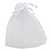 Produktbild Generisches Kordelzug Organza Hochzeits Süßigkeit Verpackung Geschenk Beutel Schmuckbeutel Beutel 50pcs (20x30cm) (Weiß)