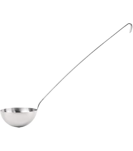 Louis Tellier Mestolo Professionale Acciaio Inox – 20 Cm, 2000 Ml – Cucina Facile E Sicura