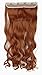 Produktbild Fashion Long Curly Wavy One Piece 5Clips Clip in Hair Extension Extensions Half Full Head Womens Ladies 24 inches Orange by S-noilite