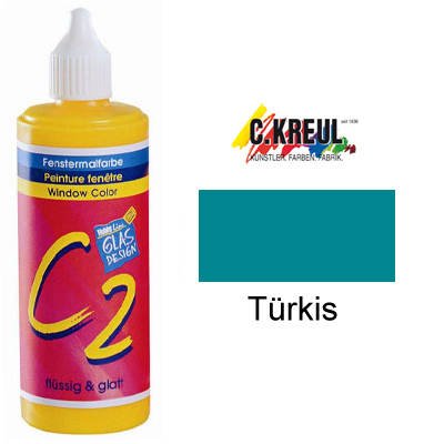 C.KREUL Window Color Hobby Line C2 , 125 ml, türkis VE=1 [Spielzeug]