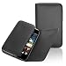 Produktbild Handytasche Quertasche passend für Apple Iphone 6/6s Handy Schutz Hülle Slim Case Cover Etui schwarz