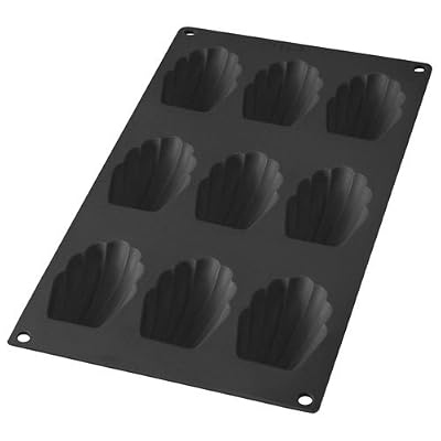 Lékué Moule Madeleines 9 Cavités Noir Gourmet
