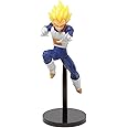 KENMA DBZ Vegeta Super Saiyan SSJ 1 in Action Flying Fight with Majin Buu Action Figure