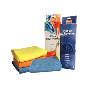 Jopasu Car Care Magic Wipe & Micro Fiber Set Combo