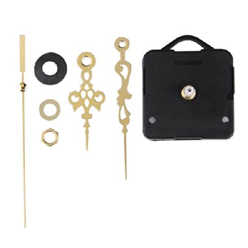 Ecloud Shop® Zubehör Uhrwerk Quarzuhrwerk +Zeiger für Wanduhr 1.5V