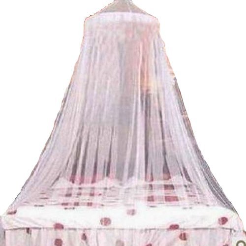 niceEshop(TM) White Elegant Lace Bed Canopy Mosquito Net