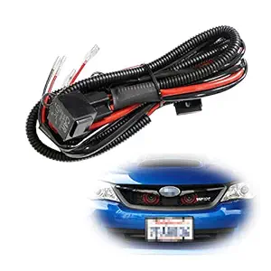 iJDMTOY (1) 12V Horn Wiring Harness Relay Kit for Car Truck Grille Mount Blast Tone Horns (Actual Horn Not Included)