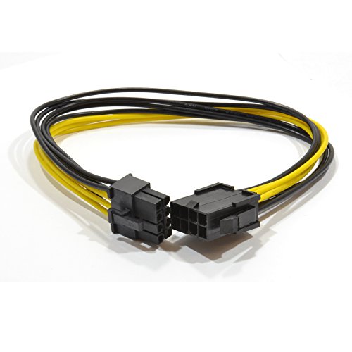8 Polig PCI Express PCIe Strom Verlängerung Kabel Männlich Zum Weiblich 30 cm