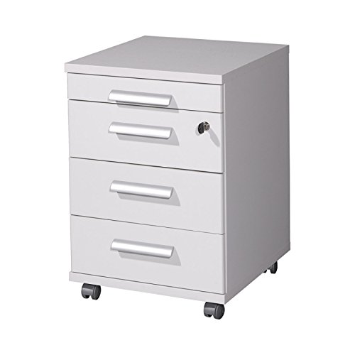 Germania 1648-84 Rollcontainer 1648 weiß