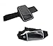 Produktbild Hüft- & Gürteltasche und Armband-Halter mit bedienfähiger Smartphone-Hülle in Schwarz für Galaxy X Cover (1, 2 und 3) Smartphones – perfekt für Outdoor-Sport, Wander-Touren und im Fitnessstudio