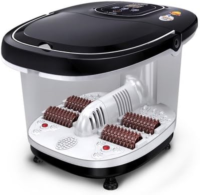 Foot SPA Bath Massager,Webat Multifunction Heat Infrared Vibrating Air bubble Electric Foot Massager Foot Shiatsu for Foot, Ankle, Leg, Calf,etc