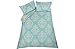 Eve Damask Blue Bedding Set - Kingsize.