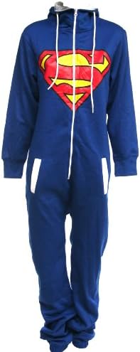 Mens/Womens/Unisex Quality Superman Print Onesie Size S - XL
