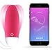 Produktbild Drahtlose Fernbedienung Portable Massager Silikon Wasserdichtes Handy App Control Wiederaufladbaren Vibrationsmodus Liebe Ei Weiblich Oder Paar Lila,Red