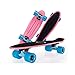 Produktbild YXLZZO Anfänger-jugendlich Bananen-Skateboard-Erwachsener Allrad-Roller 15 × 57cm (Farbe : A)