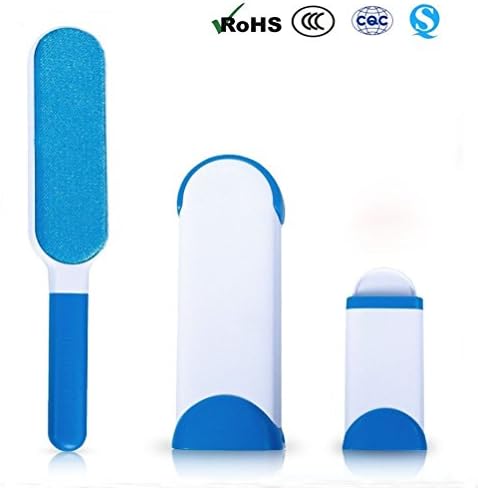 Reusable Pet Hair Fur Remover Lint Brush with Self-Cleaning Base Double-Sided Magic Cleaner Tools