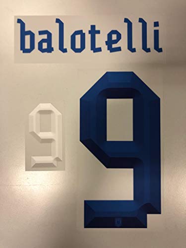 Flock Original Trikot Italien 25cm – Balotelli 9