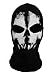 Produktbild Sturmmaske Totenschädel mit 2 Öffnungen für die Augen Schwarz