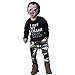 Produktbild Oberteile Hosen Janly Kleinkind Kinder Camouflage Outfits mit ICH ERHALTEN MEINE CHARME Buchstaben T-Shirt Lange Hosen für 0-4 Jahre Baby Jungen (2-3 Jahre alt, Schwarz)