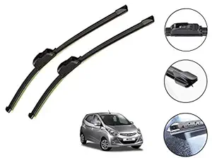 Auto Hub Car Wiper Blades for Hyundai Eon - Set of 2 Pcs (D-22,P-14)