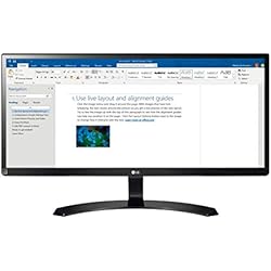 LG 29UM59A-P - Monitor para PC Desktop de 72 cm (29 pulgadas, Full HD 21:9, LED IPS 2560 x 1080 pixeles, 5 ms, 75 Hz, 250 CD/m2) negro